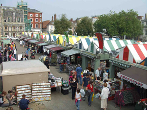 Overview of Norwich Market