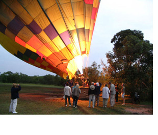 balloon safari in kenya