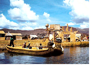 Uros Floating Islands, Lake Titicaca, Peru