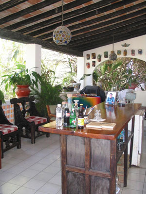 Richard Burton's bar in Casa Kimberley