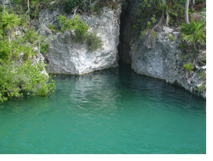 One of the lagoons of Xel-Ha