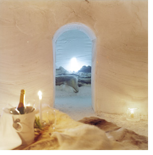 traditional igloo interior