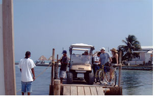 ferry across Belize river