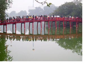 bridge in hanoi vietnam