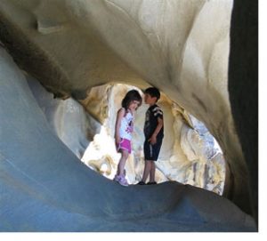 children on Galiano island