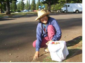 woman in lanai'i hawaii