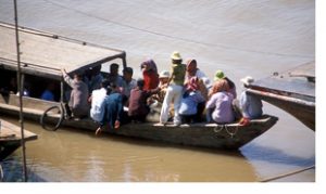 Cambodia mekong river boat