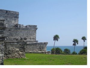 Tulum ruins by the Caribbean Sea