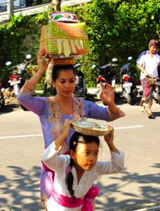 Temple offerings, Bali, Indonesia