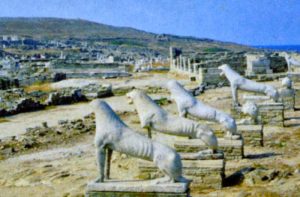 Lion Plaza, Delos, Greece