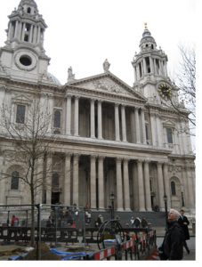 St Paul's cathedral facase